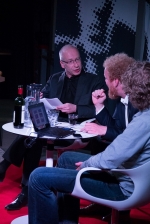 Debate with Joseph Vogl, the Soeterbeeck Program, Netherlands, 2014 (photographered bySilvia van Uden)